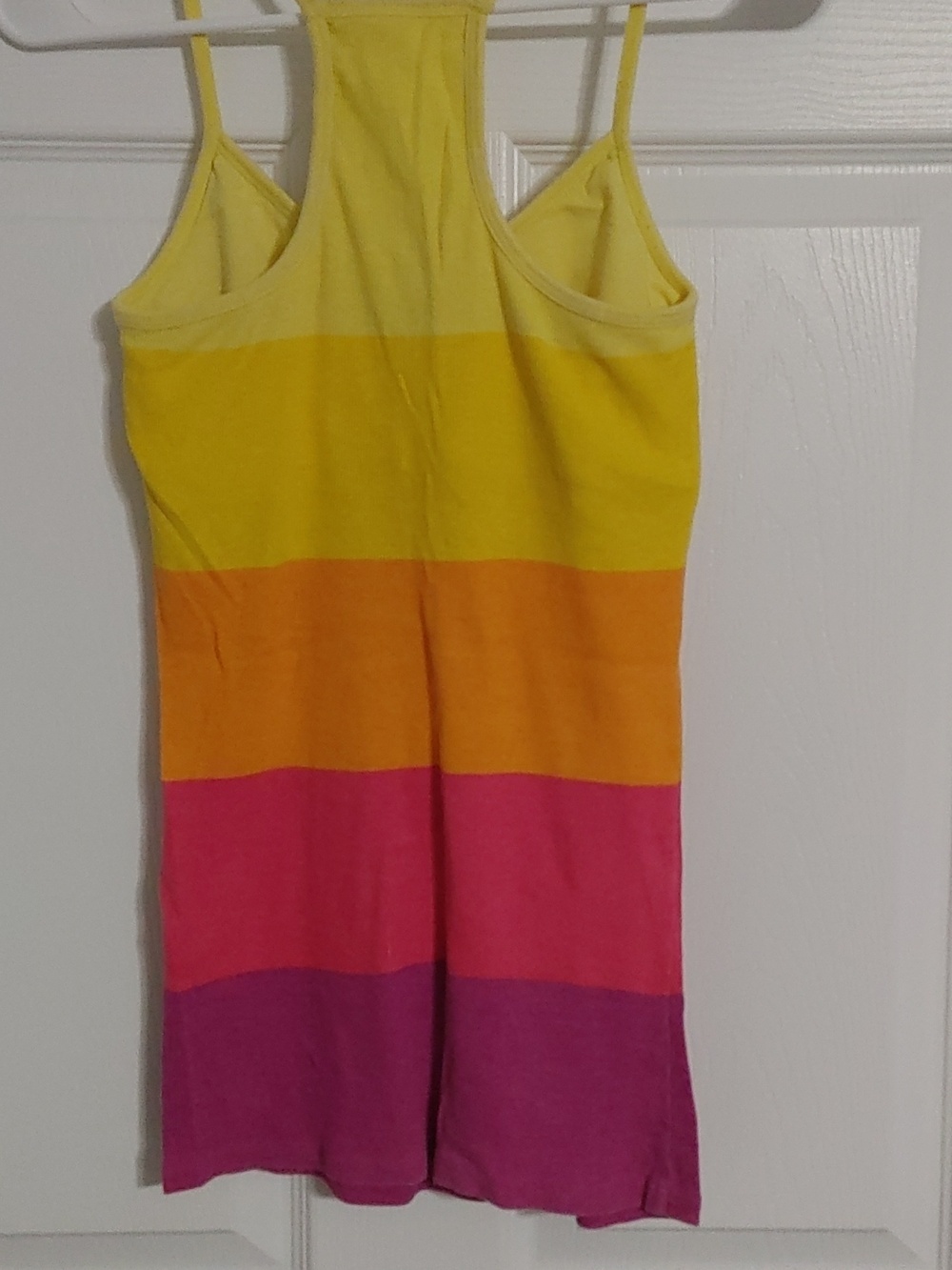 Kirra Colorblock Tank Top with Bandeau Bra Liner Size Medium Vibrant - Picture 3 of 4